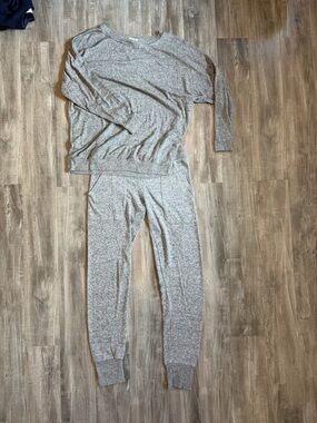 Joie Heather Gray Knit Loungewear Set